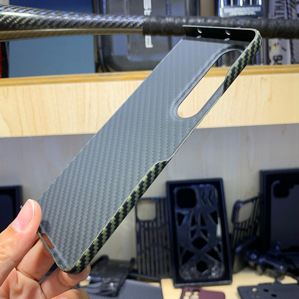 YTF-Carbon Fiber Case For Samsung Galaxy Z Fold - Premium Mobile Phone Cases from Dressmycell.com - Just $44.00! Shop now at Dressmycell.com YTF-Carbon Fiber Case For Samsung Galaxy Z Fold - Premium Mobile Phone Cases from Dressmycell.com - Just $44.00! Shop now at Dressmycell.com